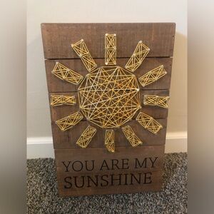 You Are My Sunshine wooden sign
